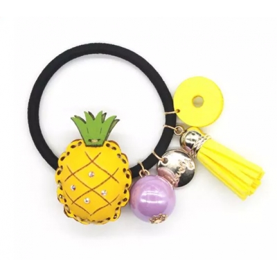 Beautiful fruits pineapple watermelon tassels cute hair bands